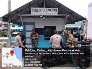 Antisipasi Tindak Kejahatan di Area Pasar, Babinsa 02 Usulkan Penambahan Pos Ronda
