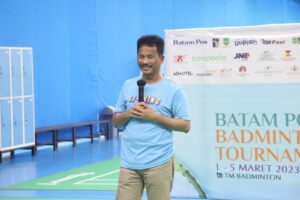 Dukung Event Olah Raga, Kepala BP Batam Buka Batam Pos Badminton Tournament