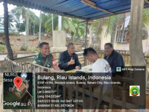 Gelar Komsos di Pulau Panjang Barat Setokok, Warga Diminta Jaga Kerukunan antar Umat Beragama