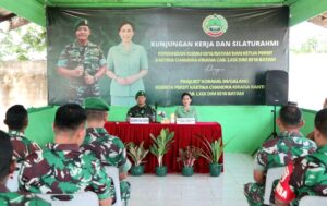 Sambangi Koramil 04 Galang, Ini Pesan Dandim 0316 Batam ke Prajurit di Pulau Terluar