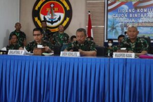 MENENTUKAN CALON BINTARA DAN TAMTAMA TNI AL SATDIK I PERWAKILAN KEPRI, DANLANTAMAL IV MENGIKUTI SIDANG KOMISI PANTUKHIR PUSAT DI TANJUNG UBAN