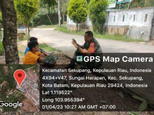 Ini Pesan Khusus Babinsa saat Komsos Bersama Anak Usia Dini di Komplek Sirion Indah