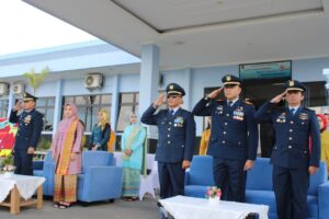 Upacara Peringatan HUT TNI AU ke-77 Tahun 2023 di Lanud Hang Nadim