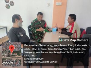 Babinsa Tiban Indah Ajak Warga Binaan Selalu Bersyukur atas Nikmat yang Diberikan Tuhan