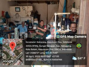 Babinsa Sungai Harapan Ajak Warga Binaan Jaga Kamtibmas di Lingkungan