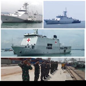 PERSIAPAN AKHIR SEBELUM BERTUGAS, TIGA KAPAL PERANG SATGAS IMDEX ASIA 23 TIBA DI BATAM