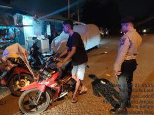 Patroli Cipkon Polsek Batu Ampar, Sampaikan himbauan Kamtibmas dan prokes