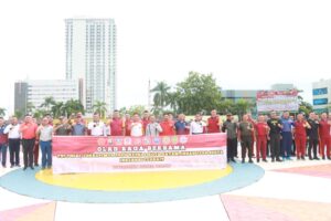 Olahraga Bersama TNI-Polri serta Forkopimda Prov. Kepri dan Kota Batam serta Insan Pers