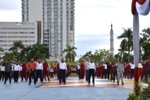 Beri kelancaran Personil Polsek Batu Ampar Laksanakan Strong Point Pagi dan Sore