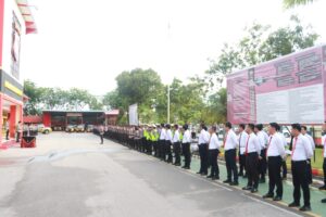 Polresta Barelang Gelar Apel Serah Terima Siswa Latja Diktukba Polri Gelombang I T.A 2023 SPN Polda Kepri