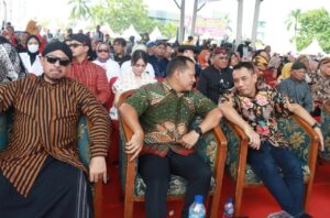 Kapolresta Barelang Hadiri Halal Bi Halal Paguyuban Among Wargo Jowo (Punggowo) Kota Batam Tahun 2023