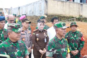 Kapolresta Barelang Hadiri Peninjauan Lokasi TNI Manunggal Membangun Desa Ke-116 TA. 2023 Kodim 136/ Batam oleh Tim Wasev TNI AD