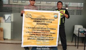 Kapossub sektor sei jodoh Berikan penyuluhan dan himbauan kepada masyarakat