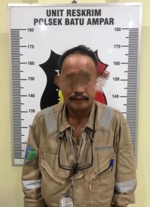 Unit Reskrim Polsek Batu Ampar Berhasil amankan Pelaku Pencurian Besi Plat di PT. MC.Dermott