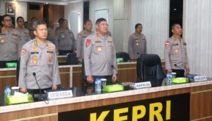 Kapolda Kepri Ikut Rapat Kordinasi Nasional Pengawasan Intern Tahun 2023 Secara Viktual