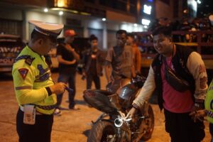 Satlantas Polresta BarelangAntisipasi Balap Liar dan Knalpot Brong, Laksanakan Patroli Cipta Kondisi