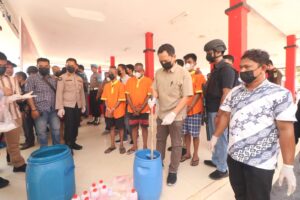 Diresnarkoba Polda Kepri Gelar Pemusnahan Barang Bukti Narkotika jenis Sabu dan kokain