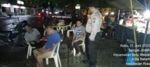 Polsek Batu Ampar Rutin Gencet Tindak Kriminal Laksanakan Cipkon Wilayah Hukum Batu Ampar