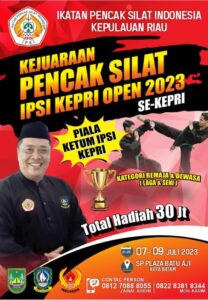 IPSI Kepri Gelar Kejuaraan Pencak Silat Open 2023 Perebutkan Piala Ketum IPSI Kepri