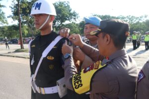 Kapolresta Barelang Pimpin Apel Gelar Pasukan Operasi Patuh Seligi 2023