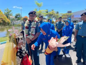 Danlantamal lV Berserta Ketua Korcab IV DJA I Lakukan Kunjungan Kerja ke Natuna