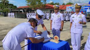 Pimpin Sertijab Danlanal Ranai,Ini Pesan Danlantamal IV Batam