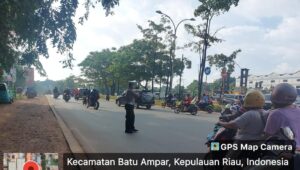 Polsek Batu Ampar Personil Laksanakan Strong Point Pagi