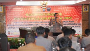 KABID HUMAS POLDA KEPRI MENJADI NARASUMBER PADA RAKERNIS FUNGSI TIK POLDA KEPULAUAN RIAU TAHUN ANGGARAN 2023