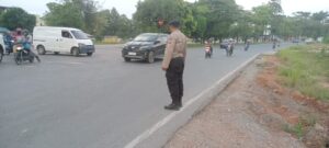 Personil Polsek Batu Ampar Laksanakan Strong Point wilayah kec.Batu Ampar