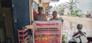Polsek Batu Ampar Rutin Himbau Kamtibmas Kepada Masyarakat Waspada tindak Kriminal