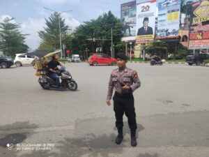 Rutin Personil Polsek Batu Ampar Rutin Laksanakan Strong Point Wilayah kec.Batu Ampar