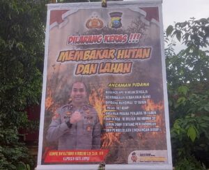 Antisipasi Kebakaran Hutan Dan Lahan, Personil Polsek Batu Ampar Rutin Himbauan Karhutla DiWilayahnya.