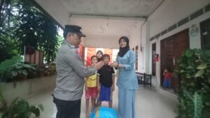 Polsek Batu Ampar Kunjungi Panti Asuhan, Jumat Berokah,