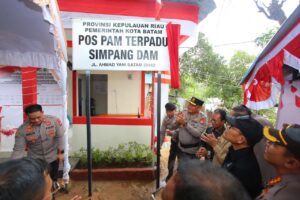 Resmi di Canangkan Polda Kepri Pendirian Pospam Kamoung Bebas Narkoba