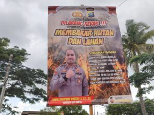 Polsek Batu Ampar aktif Sosialisasi Kebakaran Hutan dan Lahan Kepada Masyarakat Batu Ampar