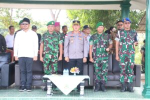 Wakapolresta Barelang Hadiri Upacara Serah Terima Jabatan Komandan Yonif 136/Tuah Sakti