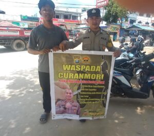 Waspada curanmor Personil Bhabinkamtibmas Sambang himbau Warganya