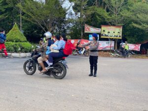 Polwan Polda Kepri Gelar Gatur Lalu Lintas, Meriahkan Hari Jadi Polwan RI Ke-75