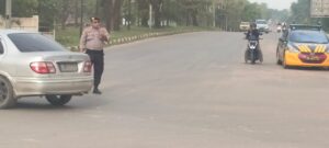 Setiap pagi Laksanakan Gatur Lalin Pagi untuk Kelancaran Pengguna Jalan Raya