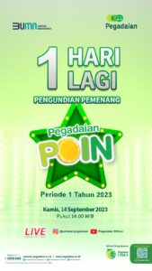 PT Pegadaian Melaksanakan Undian Pegadaian Poin, Menangkan Poinnya