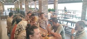 Wakapolsek Sekupang Rama Tama Dengan Kawan Media Yang Ada Di Kecamatan Sekupang