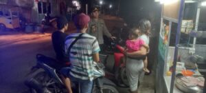 Patroli Cipkon Polsek Batu Ampar,Sampaikan Himbauan Kamtibmas