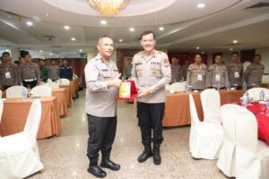 Rangka Kehiatan Latkatpuan Fungsi Teknis Kehumasan, Wakapolda Kepri Berikan Motivasi Kepada Personil Humas Polda Kepri