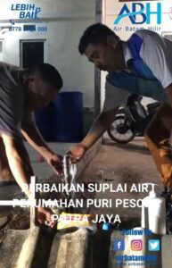 Pelanggan Air Batam Hilir,Menginformasikan Saat ini Aliran Air di Perumahan Puri Pesona Putra Jaya Telah mengalir
