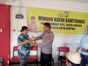 Minggu Kasih Kamtibmas Bersama Warga Kelurahan Seraya Kecamatan Batu Ampar Kota Batam