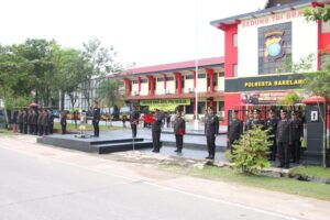Polsek Sekupang Menjadi Petugas Upacara di Hari Kesaktian Pancasila