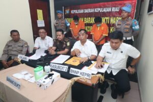 Ditresnarkoba Polda Kepri Gelar Pemusnahan Barang Bukti Narkotika Jenis Sabu