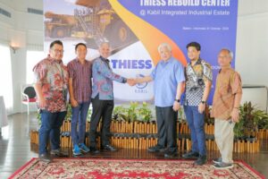 Thiess Perluas Perkembangan Fasilitas Truk Tambang di Kawasan Kabil Batam Indonesia