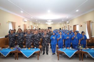 Bangun SDM TNI-AL, Pangkoarmada I Laksanakan Kunjungan Kerja ke Lanal Tanjung Balai BALAI Karimun