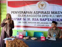 Ria Saptarika Serap Aspirasi dan Sosialisasi Empat Pilar Kebangsaan